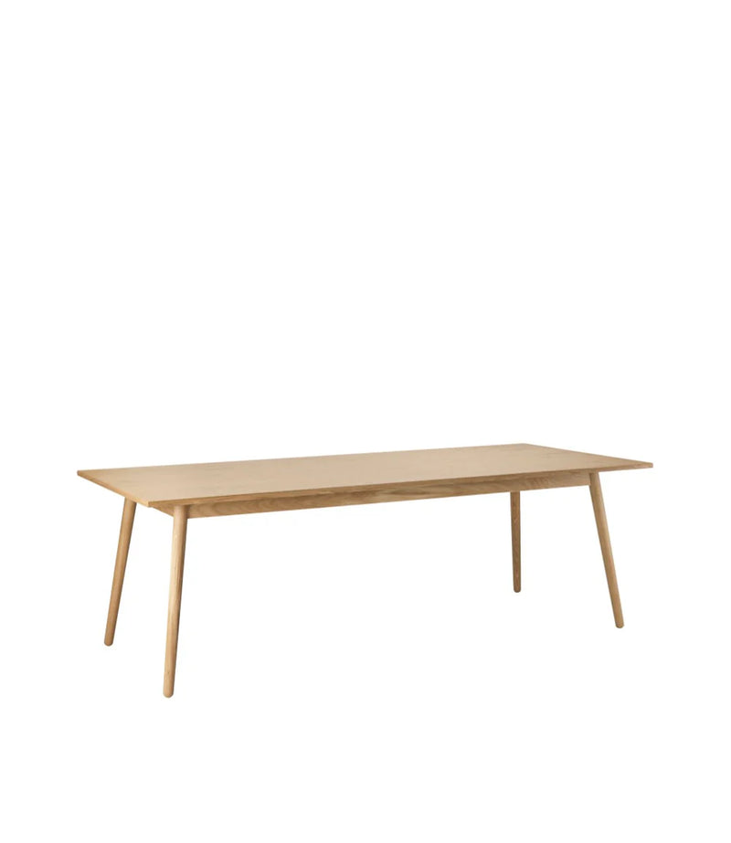 FDB Møbler C35C - Dining Table Oak Nature Lacquered Oak Nature by Poul M. Volther