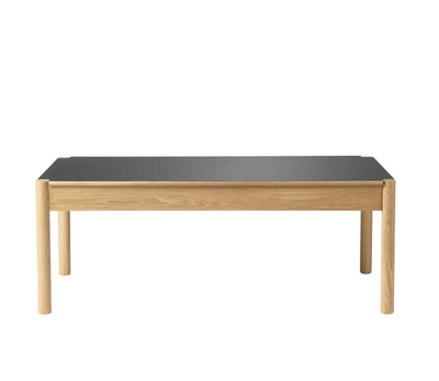 FDB Møbler C44 - Coffee Table 45x60x120 Oak Nature Lacquered Fenix Laminate Beige by Jørgen Bækmark