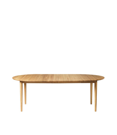 FDB Møbler C62E2TIL - Bjørk - Dining Table w/2 Extra Leafs Oak Solid Nature Oiled Oak Solid Nature Oiled by Unit10