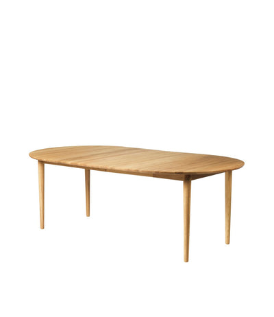 FDB Møbler C62E2TIL - Bjørk - Dining Table w/2 Extra Leafs Oak Solid Nature Oiled Oak Solid Nature Oiled by Unit10