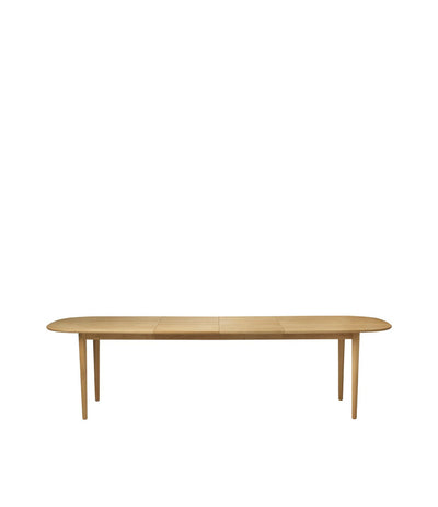 FDB Møbler C63E2TIL - Bjørk - Dining Table w/2 Extra Leafs Oak Solid Nature Oiled Oak Solid Nature Oiled by Unit10