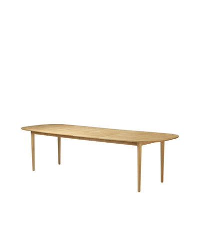 FDB Møbler C63E2TIL - Bjørk - Dining Table w/2 Extra Leafs Oak Solid Nature Oiled Oak Solid Nature Oiled by Unit10