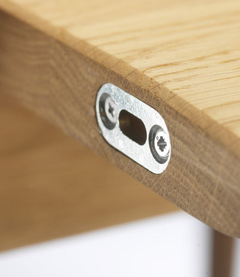 FDB Møbler C63E2TIL - Bjørk - Dining Table w/2 Extra Leafs Oak Solid Nature Oiled Oak Solid Nature Oiled by Unit10