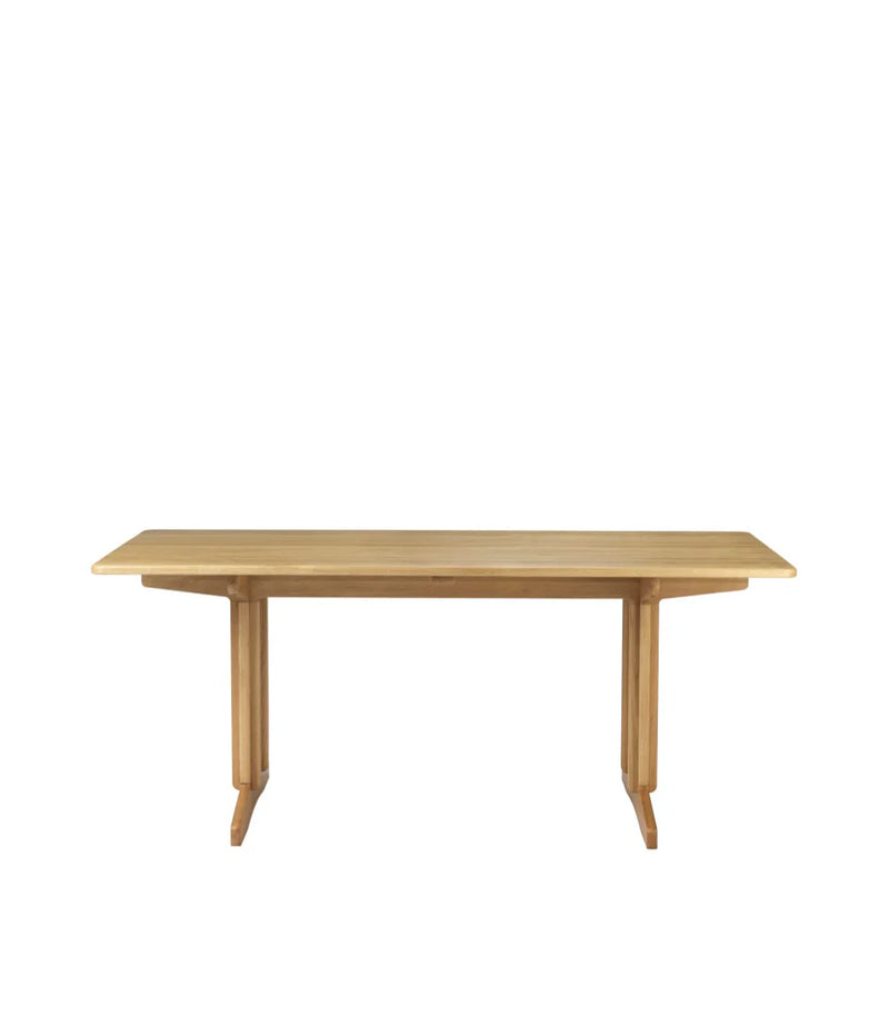 FDB Møbler C64 - Shaker Dining Table - Solid 35.4 x 70.9 in Oak Solid Nature Oiled by Børge Mogensen