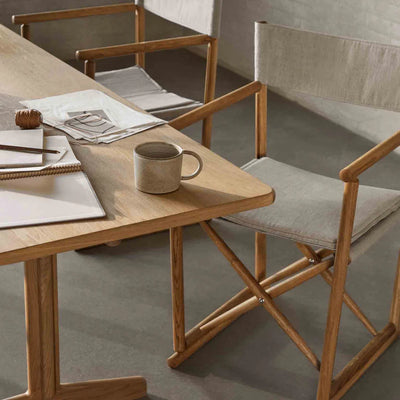 FDB Møbler C64 - Shaker Dining Table - Solid 35.4 x 70.9 in Oak Solid Nature Oiled by Børge Mogensen