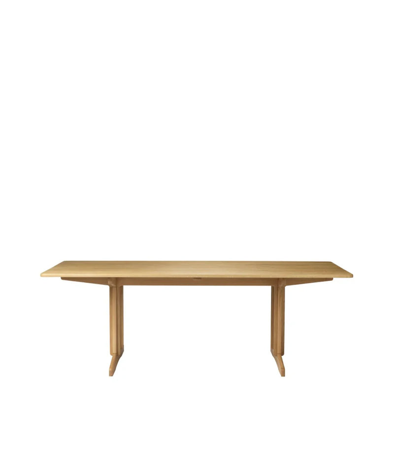 FDB Møbler C64 - Shaker Dining Table - Solid 35.4 x 86.6 in Oak Solid Nature Oiled by Børge Mogensen