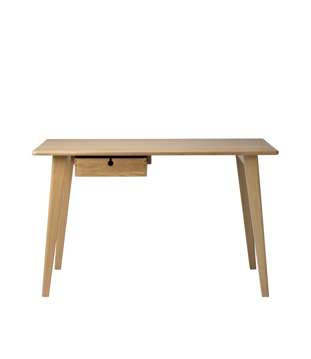 FDB Møbler C67 - Butler Desk Small Oak Solid Nature Lacquered by Foersom & Hiort-Lorenzen