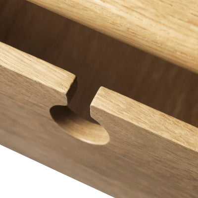 FDB Møbler C67 - Butler Desk Small Oak Solid Nature Lacquered by Foersom & Hiort-Lorenzen