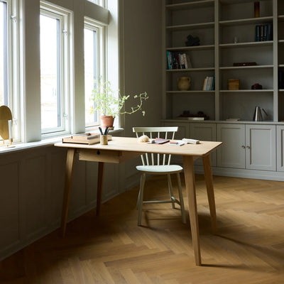 FDB Møbler C67 - Butler Desk Small Oak Solid Nature Lacquered by Foersom & Hiort-Lorenzen