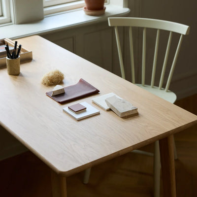 FDB Møbler C67 - Butler Desk Small Oak Solid Nature Lacquered by Foersom & Hiort-Lorenzen
