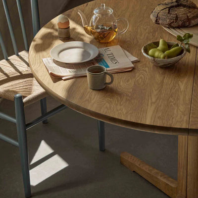 FDB Møbler C69E - Ry - Table plate Oak solid Nature Oiled 120 cm by Nissen & Gehl