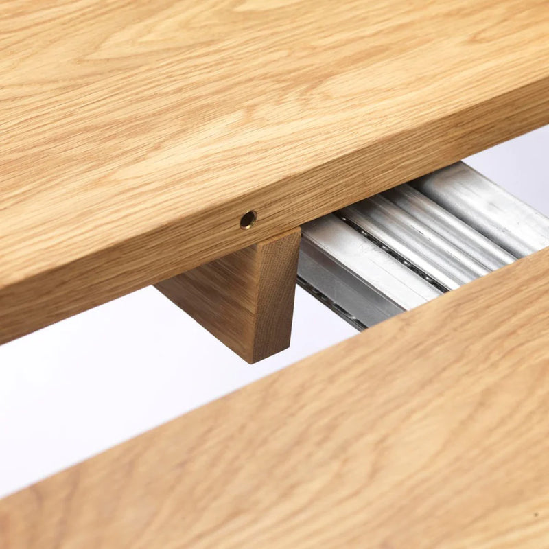 FDB Møbler C69E - Ry Dining Table w/2 Extra Leafs Oak Nature Oiled Oak Solid Nature Oiled by Nissen & Gehl