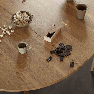 FDB Møbler C69E - Ry Dining Table w/2 Extra Leafs Oak Nature Oiled Oak Solid Nature Oiled by Nissen & Gehl