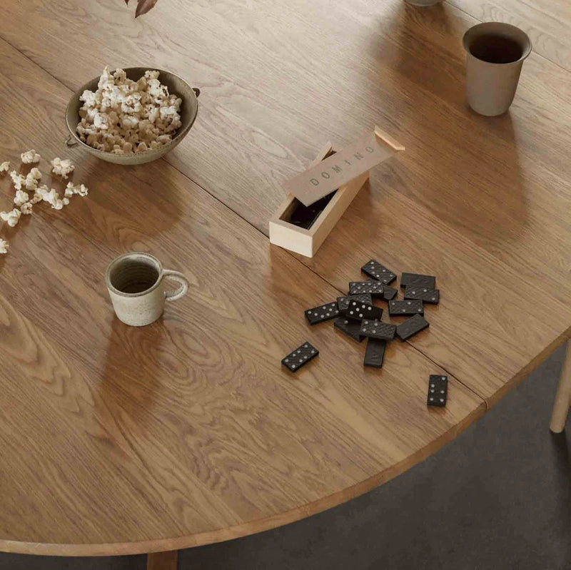 FDB Møbler C69E - Ry Dining Table w/2 Extra Leafs Oak Nature Oiled Oak Solid Nature Oiled by Nissen & Gehl