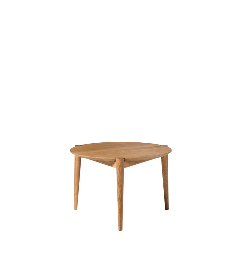 FDB Møbler D102 - Søs Coffee Table Ø: 21.7 in Oak Solid Nature Oiled by Stine Lundgaard Weigelt