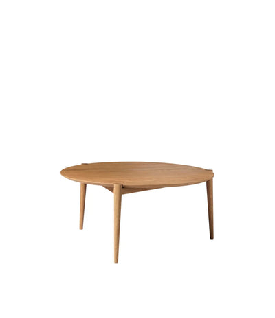 FDB Møbler D102 - Søs Coffee Table Ø: 33.5 in Oak Solid Nature Oiled by Stine Lundgaard Weigelt