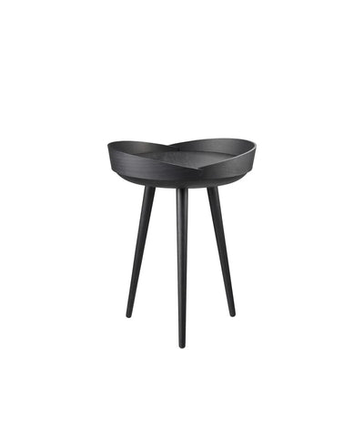 FDB Møbler D106 - Bakketop - Tray Table Ø: 15 in Oak Black Painted by Philip Bro
