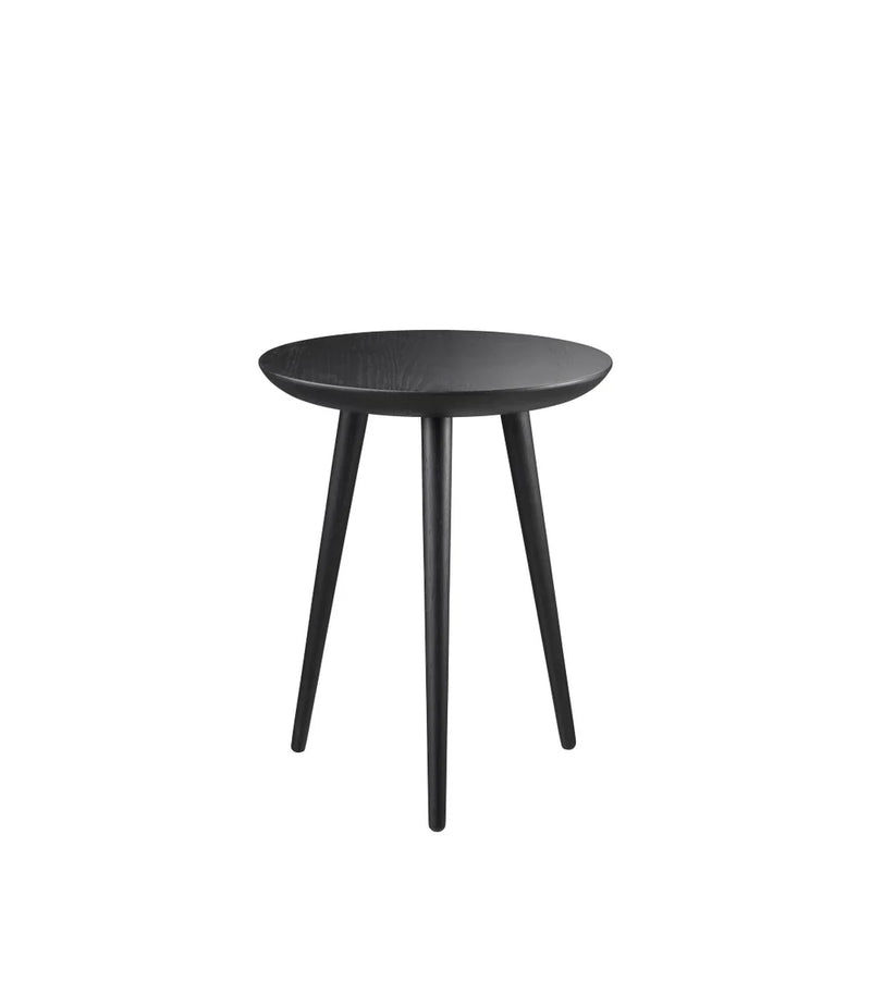 FDB Møbler D106 - Bakketop - Tray Table Ø: 15 in Oak Black Painted by Philip Bro