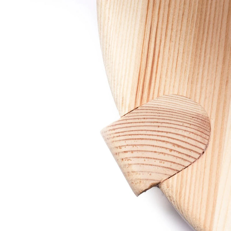 FDB Møbler D108 - Ragnesminde - Side Table Ø: 13.8 in Pine Solid Nature Untreated by Katrine Sander