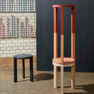 FDB Møbler D108 - Ragnesminde - Side Table Ø: 13.8 in Pine Solid Peach (59/New Delhi) Oiled by Katrine Sander