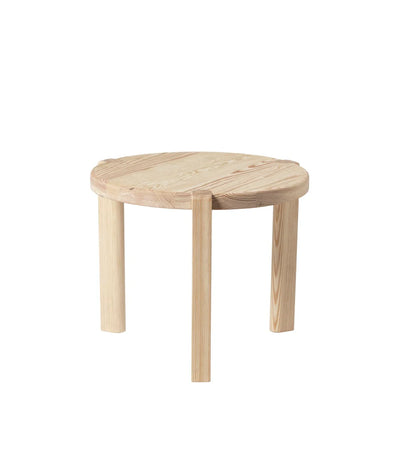 FDB Møbler D108 - Ragnesminde - Coffee Table Ø: 18.9 in Pine Solid Nature Untreated by Katrine Sander