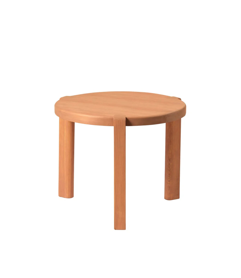 FDB Møbler D108 - Ragnesminde - Coffee Table Ø: 18.9 in Pine Solid Peach (59/New Delhi) Oiled by Katrine Sander