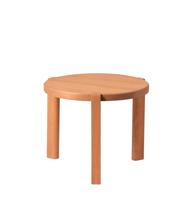 FDB Møbler D108 - Ragnesminde - Coffee Table Ø: 18.9 in Pine Solid Peach (59/New Delhi) Oiled by Katrine Sander