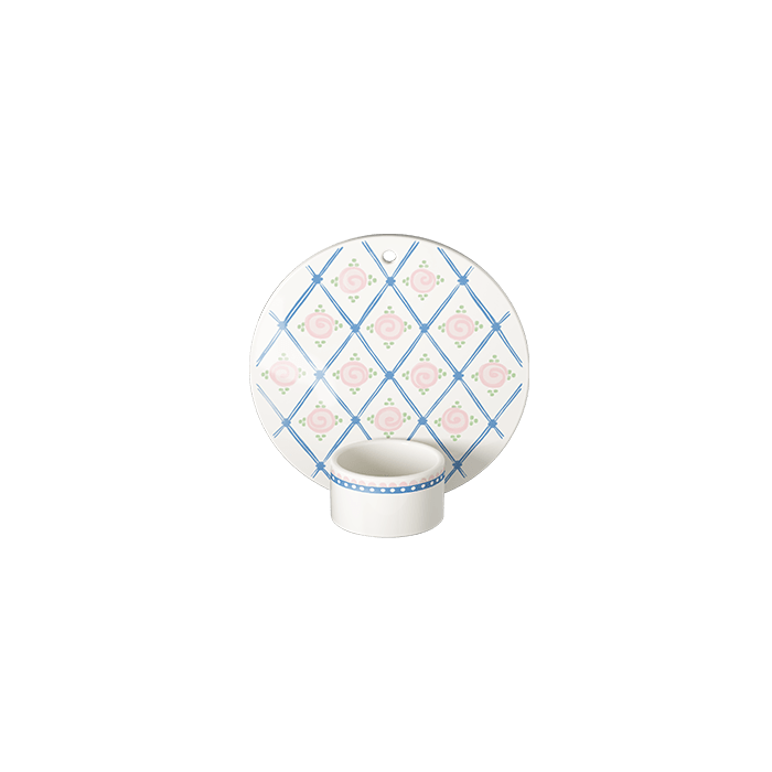 Bjørn Wiinblad Dora Tealight Holders - Blue Harlequin