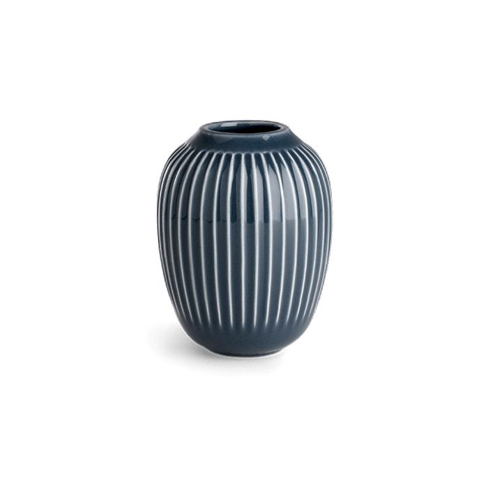 Kahler Hammershoi Vases - Anthracite Grey, H: 4.1
