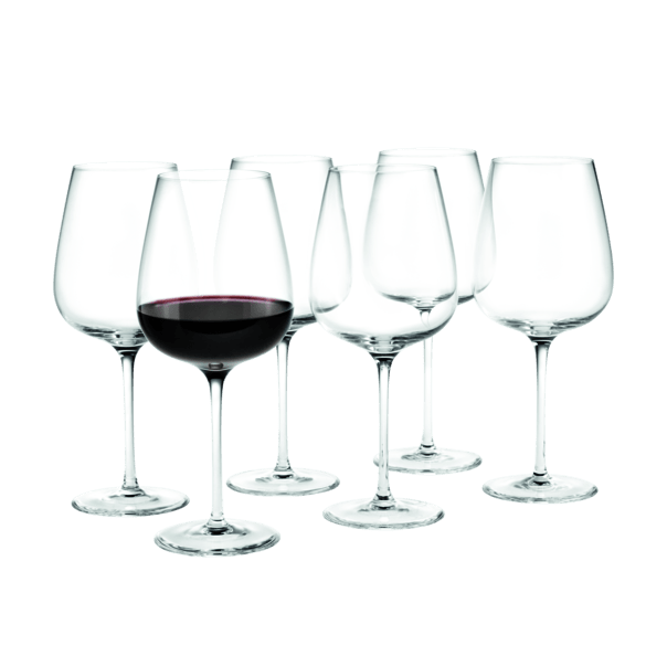 Holmegaard Bouquet - Red Wine Glass, V: 21.0 oz, 6 Pcs.
