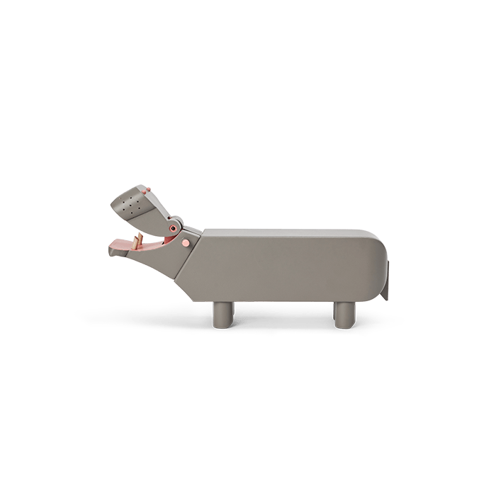 Kay Bojesen Hippos - Liliput, Grey, H: 2.4