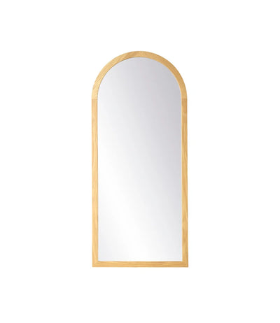 FDB Møbler I2 - Mossø - Mirror Oak Nature Lacquered 35.4 x 15.7 in MDF Backplate by Diana Mot & Isabella Bergstrøm