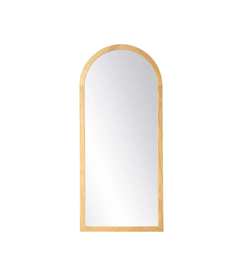 FDB Møbler I2 - Mossø - Mirror Oak Nature Lacquered 35.4 x 15.7 in MDF Backplate by Diana Mot & Isabella Bergstrøm