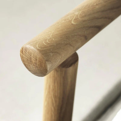 FDB Møbler J138 - Folding Chair Oak Solid Nature Oiled 100% Flax Oeko-Tex (Hecht-J) by Erik Ole Jørgensen