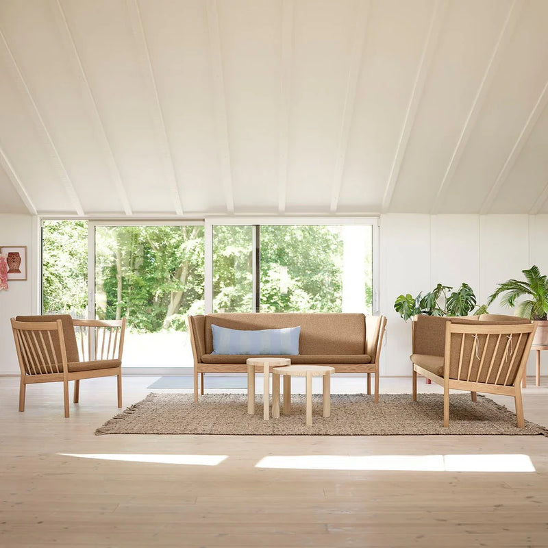 FDB Møbler J146 - Armchair Oak Nature Lacquered MLF Brown (15) by Erik Ole Jørgensen