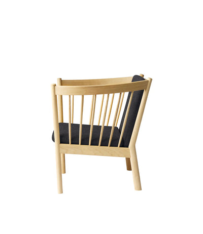 FDB Møbler J146 - Armchair Oak Nature Lacquered MLF Dark Grey (28) by Erik Ole Jørgensen