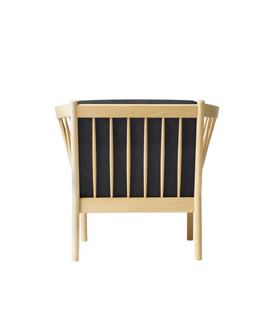 FDB Møbler J146 - Armchair Oak Nature Lacquered MLF Dark Grey (28) by Erik Ole Jørgensen