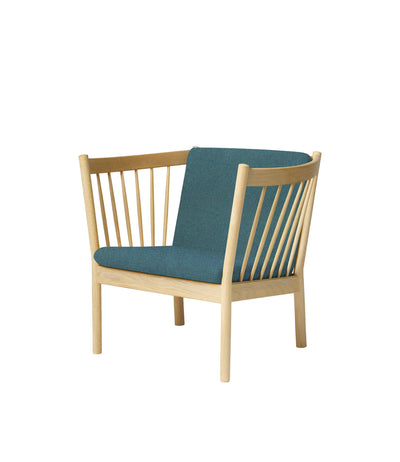 FDB Møbler J146 - Armchair Oak Nature Lacquered MLF Green (32) by Erik Ole Jørgensen