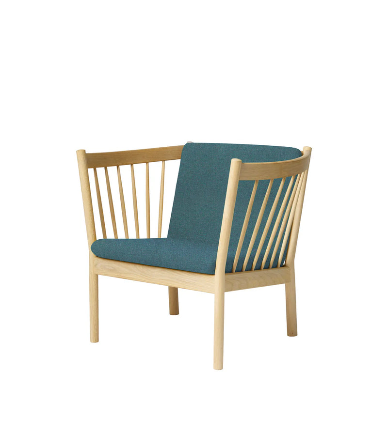 FDB Møbler J146 - Armchair Oak Nature Lacquered MLF Green (32) by Erik Ole Jørgensen