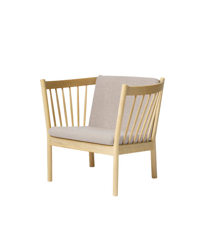 FDB Møbler J146 - Armchair Oak Nature Lacquered MLF Light Grey (02) by Erik Ole Jørgensen