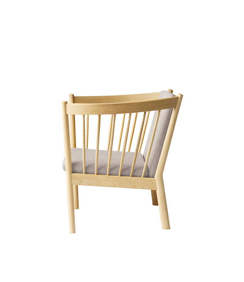FDB Møbler J146 - Armchair Oak Nature Lacquered MLF Light Grey (02) by Erik Ole Jørgensen