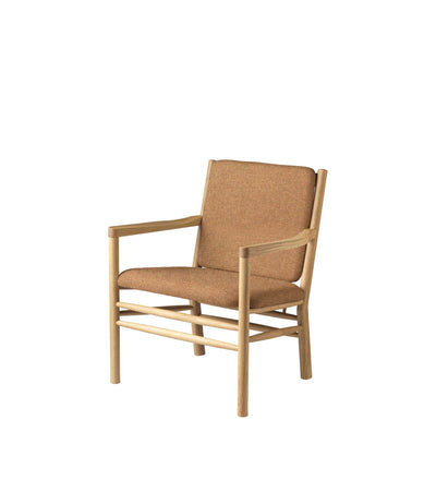 FDB Møbler J147 - Armchair Oak Nature Lacquered MLF Brown (15) by Erik Ole Jørgensen