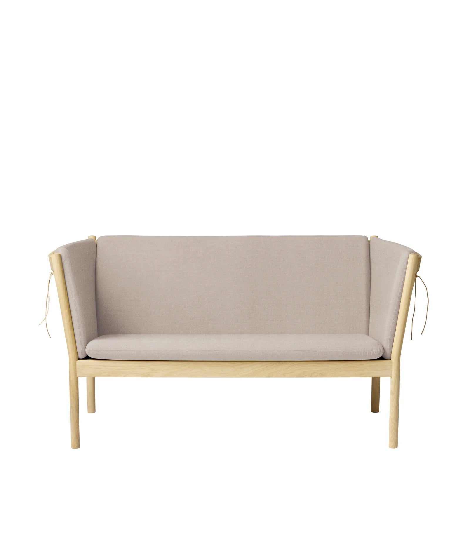 FDB Møbler J148 - 2-person couch Oak Nature Lacquered MLF Beige (61) by Erik Ole Jørgensen