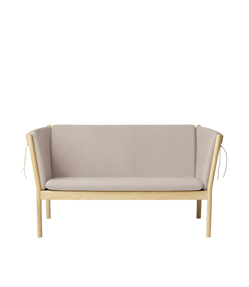 FDB Møbler J148 - 2-person couch Oak Nature Lacquered MLF Beige (61) by Erik Ole Jørgensen