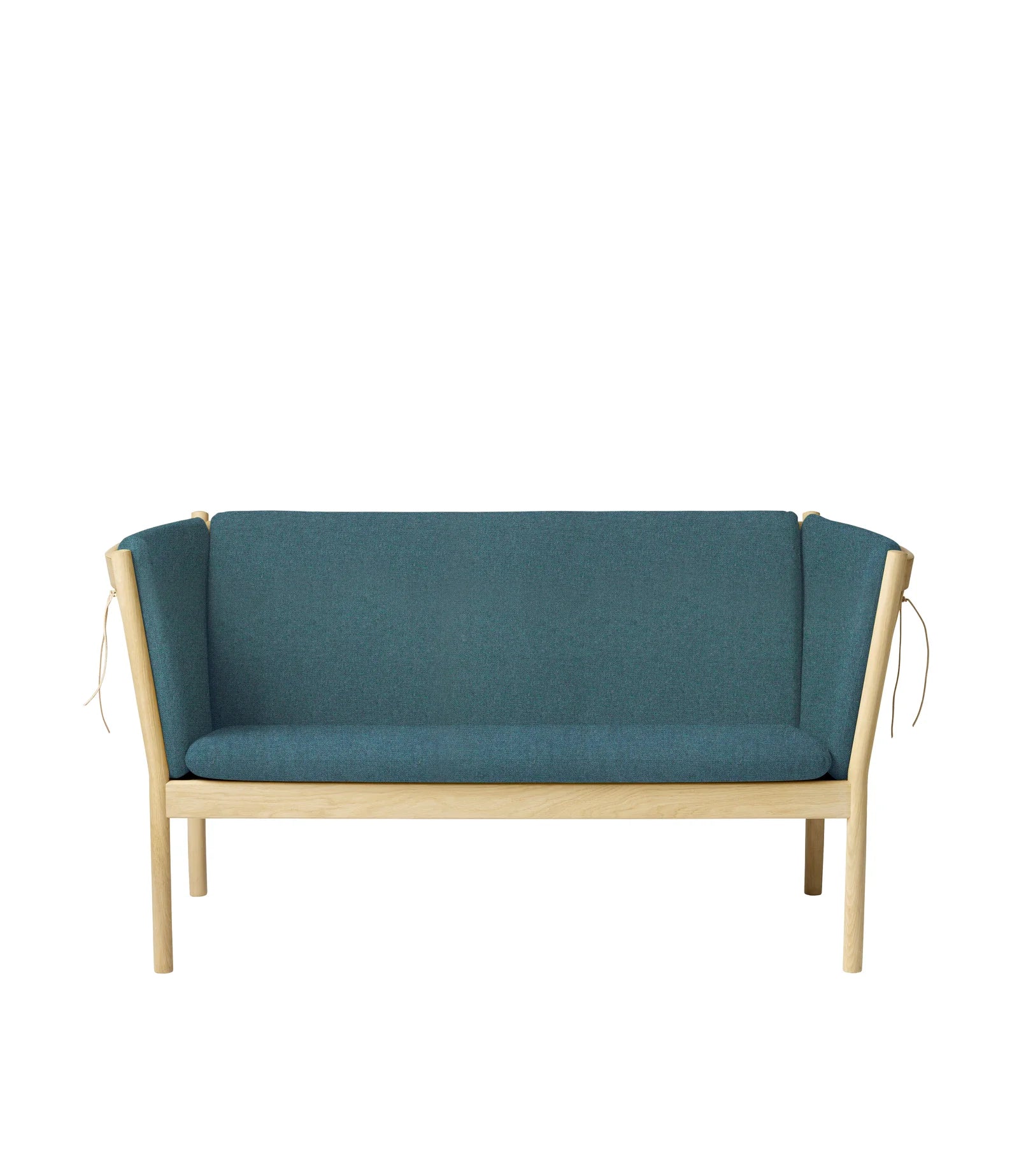 FDB Møbler J148 - 2-person couch Oak Nature Lacquered MLF Green (32) by Erik Ole Jørgensen