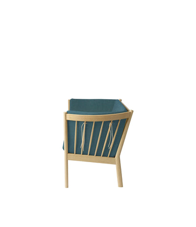 FDB Møbler J148 - 2-person couch Oak Nature Lacquered MLF Green (32) by Erik Ole Jørgensen