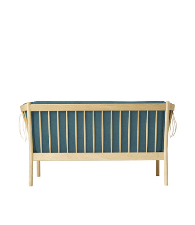 FDB Møbler J148 - 2-person couch Oak Nature Lacquered MLF Green (32) by Erik Ole Jørgensen
