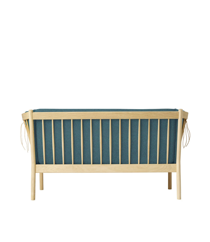 FDB Møbler J148 - 2-person couch Oak Nature Lacquered MLF Green (32) by Erik Ole Jørgensen