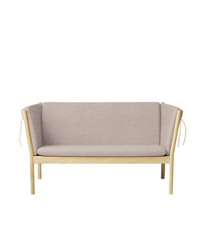 FDB Møbler J148 - 2-person couch Oak Nature Lacquered MLF Light Grey (02) by Erik Ole Jørgensen