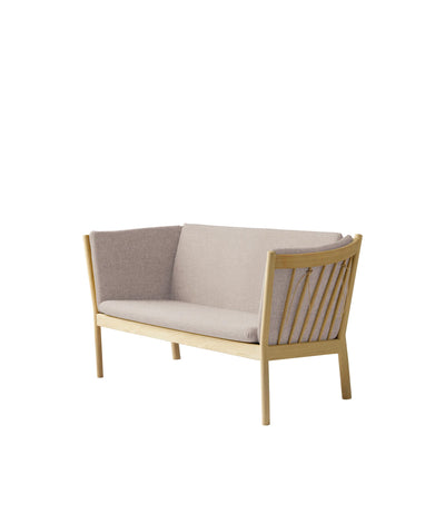FDB Møbler J148 - 2-person couch Oak Nature Lacquered MLF Light Grey (02) by Erik Ole Jørgensen